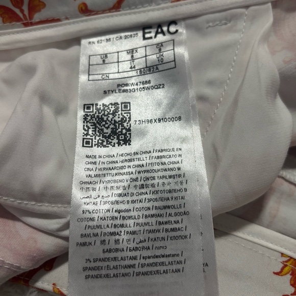 MARCIANO LOS ANGELES Women’s Gold Patterned Pants - Picture 12 of 16